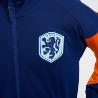 Veste d'entraînement Nike Netherlands Academy Pro Anthem 2024-2026 pour enfant, bleu, orange, blanc