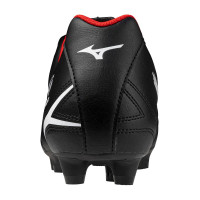 Chaussures de football Mizuno Monarcida Neo III Select Gras (FG) noir blanc rouge