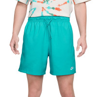 Short Nike Club blanc turquoise