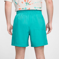Short Nike Club blanc turquoise