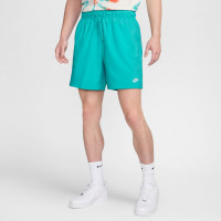 Short Nike Club blanc turquoise