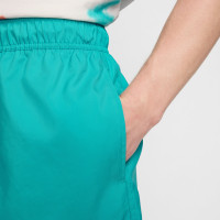 Short Nike Club blanc turquoise