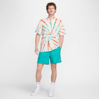 Short Nike Club blanc turquoise