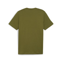 PUMA Essentials Logo T-Shirt Vert Olive Noir