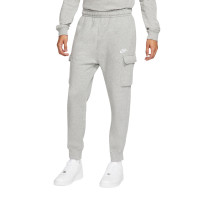 Pantalon cargo en polaire Nike Sportswear Club gris blanc