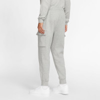 Pantalon cargo en polaire Nike Sportswear Club gris blanc