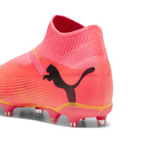 PUMA Future 7 Match+ Sans Lacets Gazon Naturel Gazon Artificiel Chaussures de Foot (MG) Rose Noir Orange