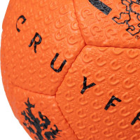 Ballon de football Cruyff Holland Street Taille 5, orange, noir et blanc