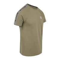 Cruyff Xicota Brand T-Shirt Vert Olive Blanc