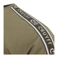 Cruyff Xicota Brand T-Shirt Enfants Vert Olive Blanc