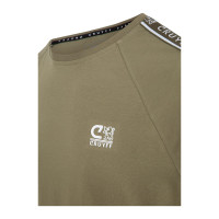 Cruyff Xicota Brand T-Shirt Enfants Vert Olive Blanc
