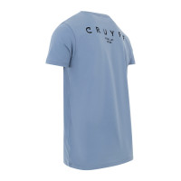 Cruyff Energized T-Shirt Kids Grijsblauw Wit