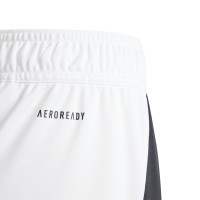Short de football adidas Tiro 24 pour enfant, blanc et noir