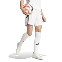 Short de football adidas Tiro 24 pour femme, blanc et noir