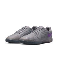 Nike Lunar Gato II Zaalvoetbalschoenen (IN) Grijs Paars