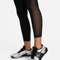 Nike Pro 7/8 Sportlegging Halfhoog Dames Zwart Wit