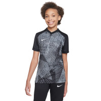 Chemise d'entraînement Nike Dri-Fit Precision VI pour enfant noir gris blanc