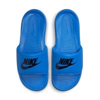 Claquettes Nike Victori One bleu noir