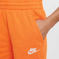 Short polaire Nike Sportswear Club pour enfants, orange et blanc