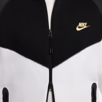 Nike Tech Fleece Sportswear Vest Wit Zwart Donkergrijs Lichtgeel