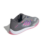 adidas Fevernova Court Chaussures de Foot en Salle (IN) Gris Rose Blanc Mauve