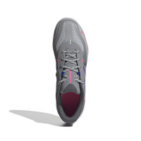 adidas Fevernova Court Chaussures de Foot en Salle (IN) Gris Rose Blanc Mauve