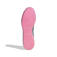 adidas Fevernova Court Chaussures de Foot en Salle (IN) Gris Rose Blanc Mauve