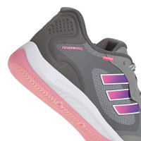 adidas Fevernova Court Chaussures de Foot en Salle (IN) Gris Rose Blanc Mauve