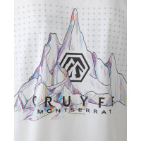 Cruyff Elevate T-Shirt Wit Zwart Paars