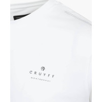 Cruyff Elevate T-Shirt Wit Zwart Paars