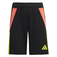 adidas Tiro 24 Short de Foot Enfants Noir Jaune Orange