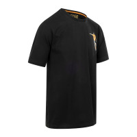 T-shirt graphique Cruyff Dos Rayas noir et orange