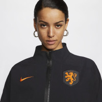 Nike Pays-Bas 1/4 Zip 2020-2022 Haut d'Entraînement Femmes Noir