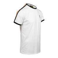 T-shirt Cruyff Dos Rayas Ringer blanc noir orange