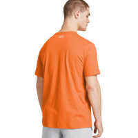 Under Armour Sportstyle Left Chest Logo T-Shirt Orange Blanc