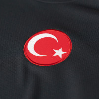 Nike Turkije Academy Pro Trainingsshirt 2024-2026 Donkergrijs Rood