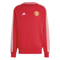 adidas Manchester United DNA Sweat-Shirt 2024-2025 Rouge Blanc