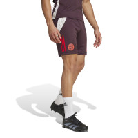 adidas Bayern Munich Short d'Entraînement 2024-2025 Bordeaux Rouge Blanc