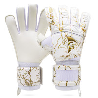 Gladiator Sports Rodu Gants de Gardien de But Blanc Doré