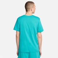Nike Sportswear T-Shirt Icon Futura Turquoise Wit