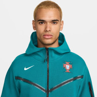 Nike Portugal Tech Fleece Trainingspak 2024-2026 Groen Beige