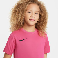Maillot de foot Nike Dri-Fit Park VII pour enfant, rose et noir
