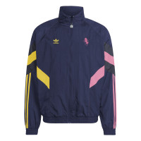 adidas Juventus Originals Veste d'Entraînement 2024-2025 Bleu Foncé Jaune Rose