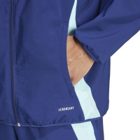 adidas Arsenal Présentation Veste d'Entraïnement 2024-2025 Bleu Foncé Bleu Clair