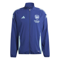 adidas Arsenal Présentation Veste d'Entraïnement 2024-2025 Bleu Foncé Bleu Clair