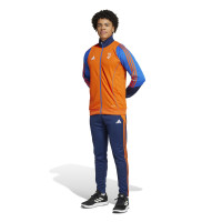 adidas Juventus Survêtement Full-Zip 2024-2025 Orange Bleu Foncé Bleu Blanc