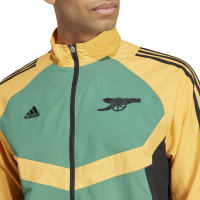 adidas Arsenal Culturewear Veste d'Entraînement Woven 2024-2025 Jaune Vert Noir