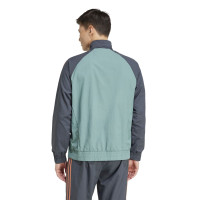 adidas Bayern München Culturewear Woven Trainingsjack 2024-2025 Grijs Oranje Groen