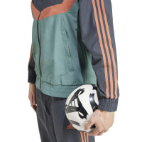 adidas Bayern München Culturewear Woven Trainingsjack 2024-2025 Grijs Oranje Groen