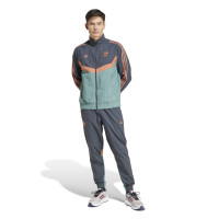 adidas Bayern München Culturewear Woven Trainingsjack 2024-2025 Grijs Oranje Groen